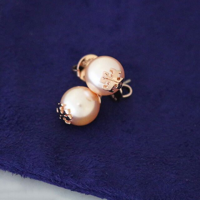 TORY BURCH ピアス 11165514-657 ローズ+ローズゴールド トリーバーチ TORY BURCH ピアス アクセサリー 11165514-657