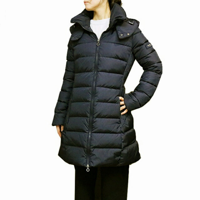 【美品】タトラス　TATRAS　ポリテアマ　ブラック　ダウン　コート 美品♡ タトラス ダウンコート ポリテアマ 高級ダウン Aライン