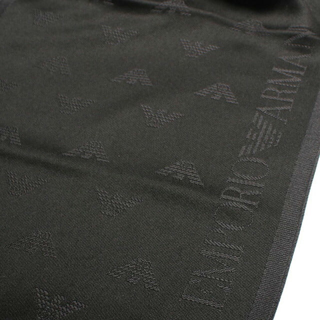 エンポリオアルマーニ EMPORIO ARMANI マフラー ストール 625009 8P306 00044 メンズ ANTRACITE ブラック グレー WQ00043861