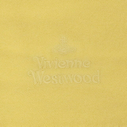 ヴィヴィアンウエストウッド VIVIENNE WESTWOOD マフラー ストール オーブロゴ 刺繍 無地 メンズ レディース E401-YELLOW WQ00043890