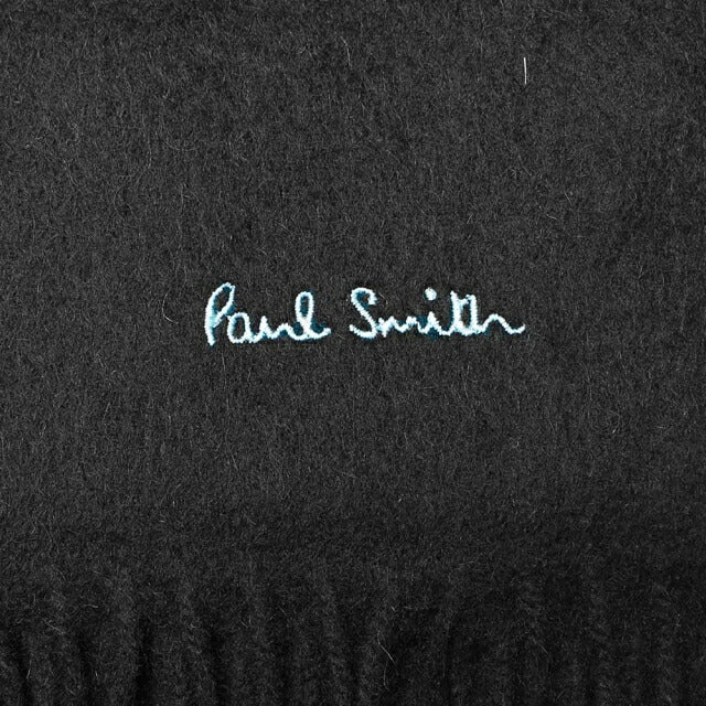 ポールスミス PAUL SMITH マフラー M1A-933D-AS04-78 メンズ ブラック WQ00044068
