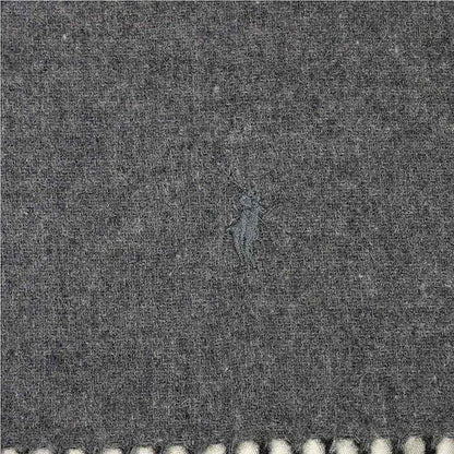 ポロラルフローレン POLO RALPH LAUREN バイカラー マフラー PC0455-002 メンズ レディース ブラック グレー WQ00044589