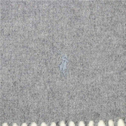 ポロラルフローレン POLO RALPH LAUREN バイカラー マフラー PC0455-036 メンズ レディース チャコール グレー WQ00044590