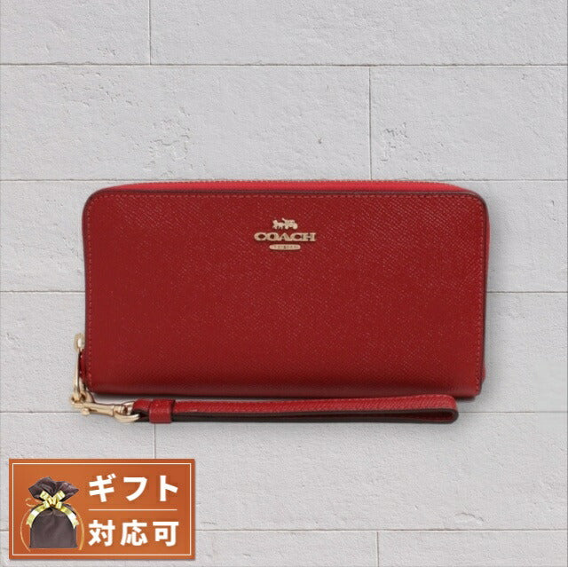 コーチ COACH 長財布 3441-IMF8Q レディース レッド WQ00045064