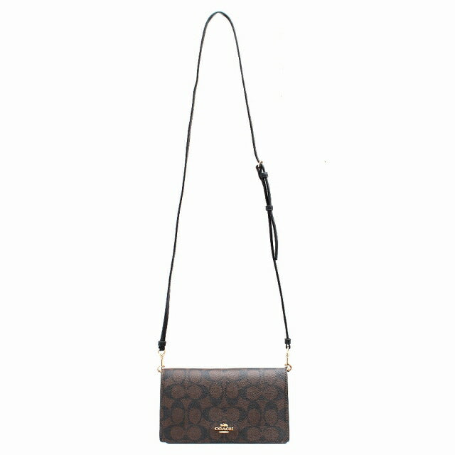 コーチ COACH ショルダーバッグ シグネチャーキャンバス 3036-IMAA8 レディース アウトレット ブラウン ブラック WQ00045470
