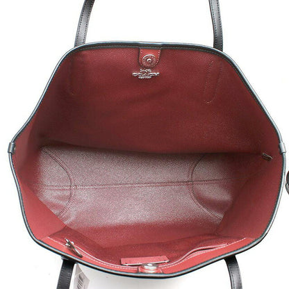 コーチ COACH シティー トート シグネチャーキャンバス 5696-SVTSQ レディース アウトレット ブラック グレー WQ00045473