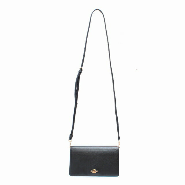 コーチ COACH ショルダーバッグ シグネチャーキャンバス 3037-IMBLK レディース アウトレット ブラック WQ00045558