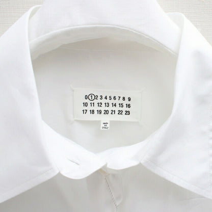 メゾンマルジェラ MAISON MARGIELA シャツワンピース 長袖シャツ S51DL0253S44397100-M レディース ホワイト WQ00045861