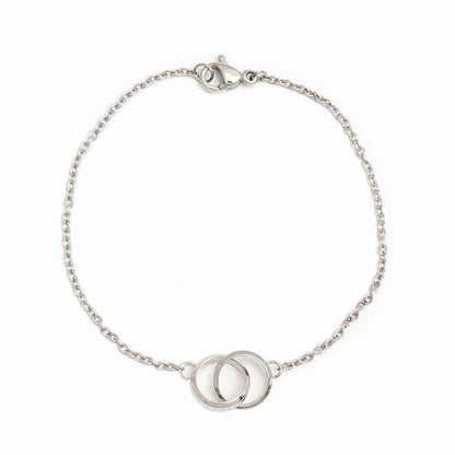 ダニエルウェリントン DANIEL WELLINGTON ブレスレット DW00400165 レディース エランユニティ ELAN UNITY BRACELET シルバー WQ00046268