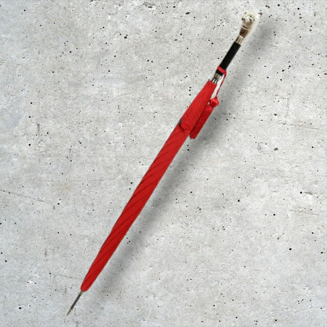 フォックスアンブレラズ FOX UMBRELLAS 長傘 WLT7 CAT RED レディース アニマルヘッド レッド WQ00046898