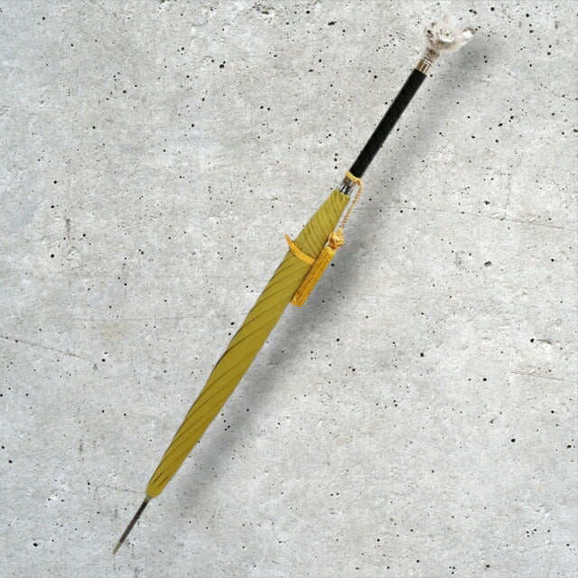 フォックスアンブレラズ FOX UMBRELLAS 長傘 WL14 FOX MUSTARD レディース アニマルヘッド マスタードイエロー WQ00046911