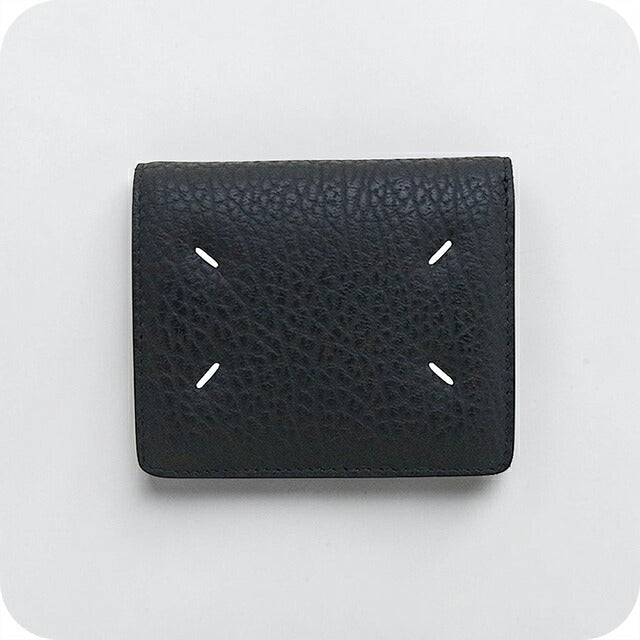メゾンマルジェラ MAISON MARGIELA 二つ折り財布 二折財布 S56UI0140P4455T8013 メンズ レディース BLACK ブラック WQ00047162