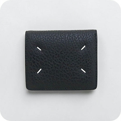 メゾンマルジェラ MAISON MARGIELA 二つ折り財布 二折財布 S56UI0140P4455T8013 メンズ レディース BLACK ブラック WQ00047162