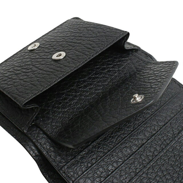メゾンマルジェラ MAISON MARGIELA 二つ折り財布 二折財布 S56UI0140P4455T8013 メンズ レディース BLACK ブラック WQ00047162