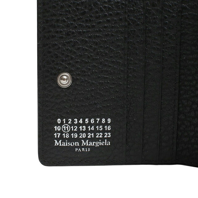 メゾンマルジェラ MAISON MARGIELA 二つ折り財布 二折財布 S56UI0140P4455T8013 メンズ レディース BLACK ブラック WQ00047162