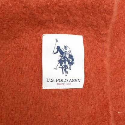 ユーエスポロアッスン U.S.POLO ASSN マフラー 325058-ORANGE メンズ レディース 大判 ストール オレンジ レンガ色 WQ00047224