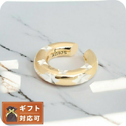サスキア ディツ SASKIA DIEZ イヤーカフ スター彫刻 048-05-05-000-09-10-20-slv-gd レディース BOLD EARCUFF NO2 STAR WQ00047297
