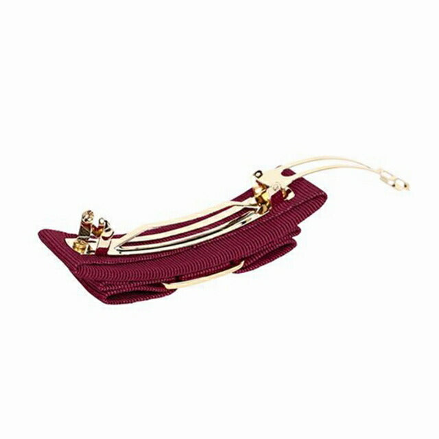 フェラガモ FERRAGAMO バレッタ レディース 342019-756157 ヴァラ リボン Melograno メログラーノ ワインレッド WQ00047479