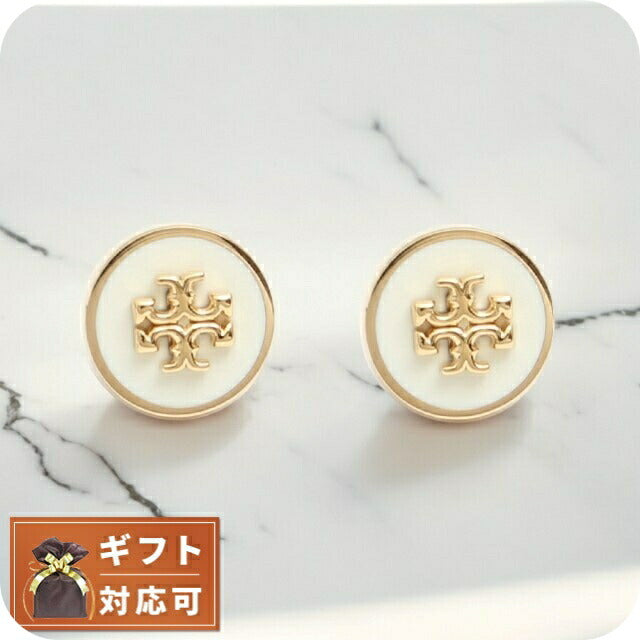 トリーバーチ TORY BURCH ピアス 90547-700 レディース KIRA ENAMEL ゴールド アイボリー WQ00047652