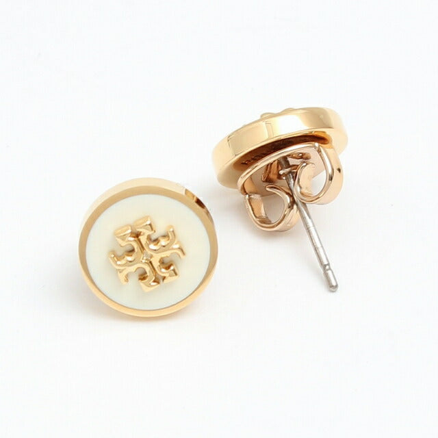 トリーバーチ TORY BURCH ピアス 90547-700 レディース KIRA ENAMEL ゴールド アイボリー WQ00047652