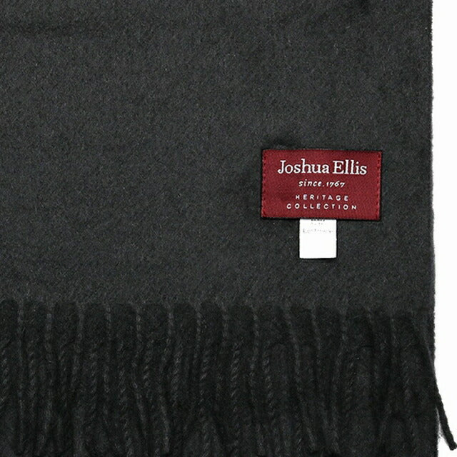 ジョシュア エリス Joshua Ellis カシミヤマフラー RWC50522 メンズ レディース ブラック 無地 WQ00047669