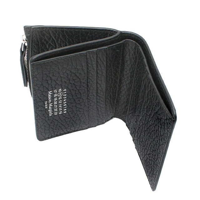 メゾンマルジェラ MAISON MARGIELA 二つ折り財布 二折財布 SA1UI0023P4455T8013 メンズ レディース BLACK ブラック WQ00047693