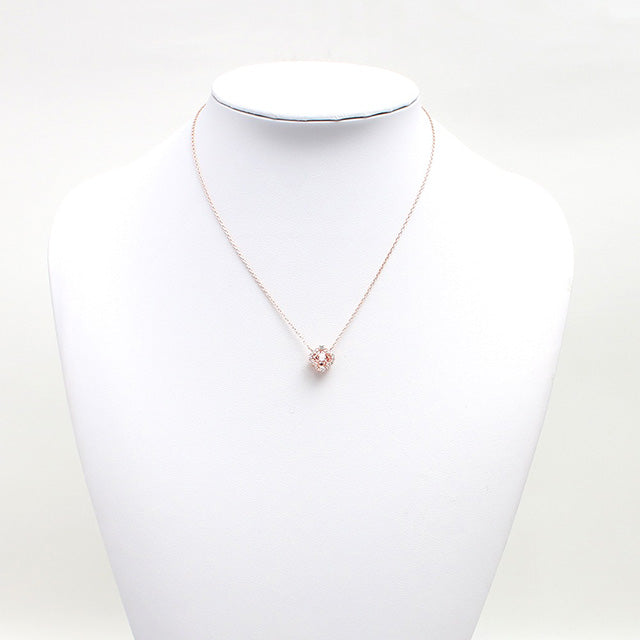 スワロフスキー SWAROVSKI ネックレス 5514488 レディース スパークリングダンス クローバー SPARKLING DANCE ローズゴールド WQ00047785