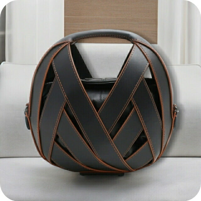 ペランパリ PERRIN PARIS ショルダーバッグ RIV31CALWS-BLACK レディース プチパニエスモール LE PETIT PANIER BLACK CARAMEL WQ00048595