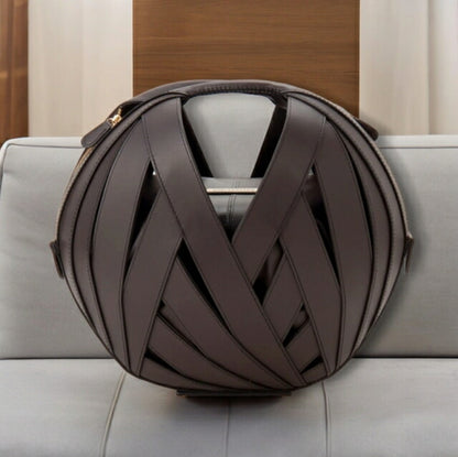 ペランパリ PERRIN PARIS ハンドバッグ RIV4CALWG-ESPRESSO レディース パニエ LE PANIER ESPRESSO ダークブラウン WQ00048597