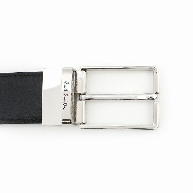 ポールスミス PAUL SMITH ベルト M1A-4437-CCUT-78 メンズ ブラック ブラウン シルバー WQ00048796