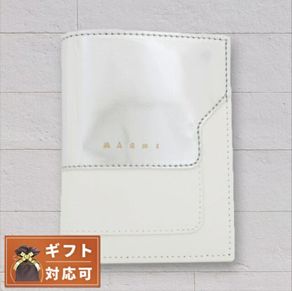 マルニ MARNI 短財布 PFMOQ14UQ1-ZO455 レディース ホワイト シルバー WQ00050167