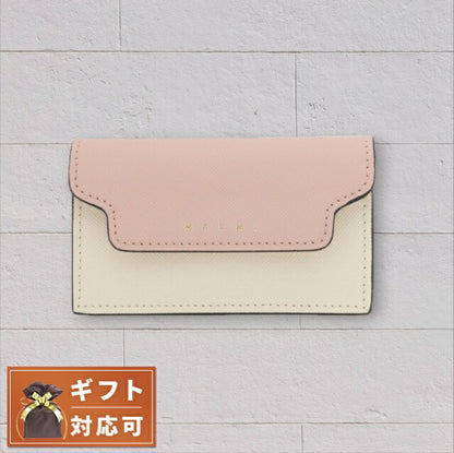 マルニ MARNI カードケース PFMOT05U21-Z605M レディース CAMELLIA TALC NATURAL ピンク WQ00050168