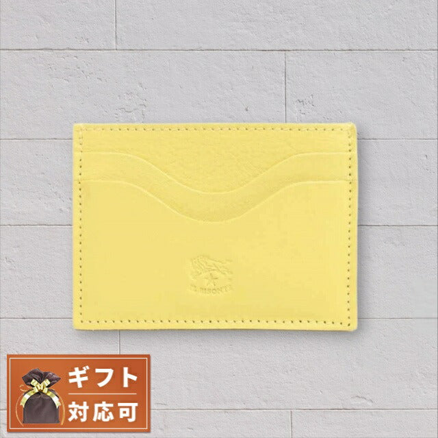イルビゾンテ IL BISONTE カードケース SCC050-PV0001-YE150 メンズ レディース LIMONE イエロー WQ00050315