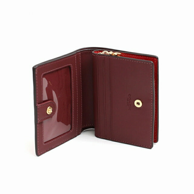 コーチ COACH 二つ折り財布 C2862-IMF8Q レッド WQ00050493