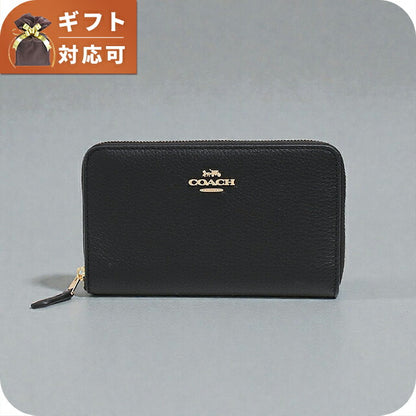 コーチ COACH 二つ折り財布 C4124-IMBLK ブラック WQ00050496