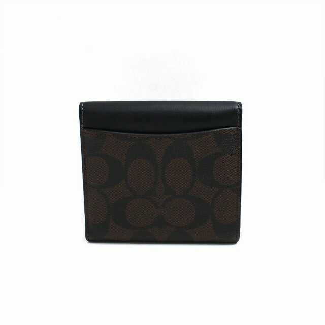 コーチ COACH 三つ折り財布 CE930-IMAA8 レディース シグネチャー SIGNATURE ブラウン/ブラック WQ00050537
