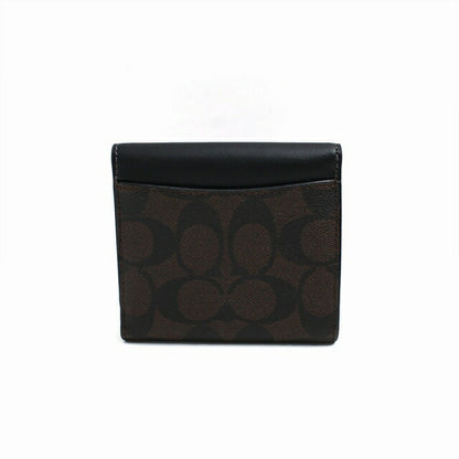 コーチ COACH 三つ折り財布 CE930-IMAA8 レディース シグネチャー SIGNATURE ブラウン/ブラック WQ00050537