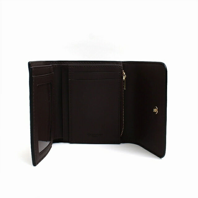 コーチ COACH 三つ折り財布 CE930-IMAA8 レディース シグネチャー SIGNATURE ブラウン/ブラック WQ00050537