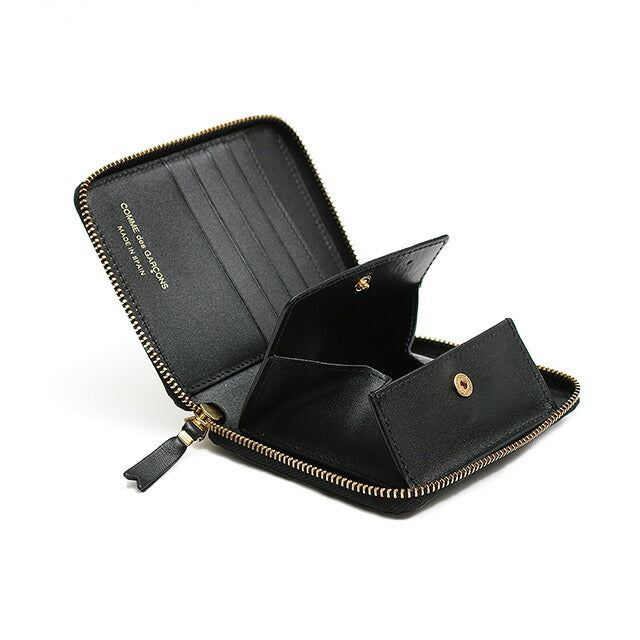 コムデギャルソン COMME DES GARCONS ウォレット wallet 二つ折り財布 メンズ ブラック SA2100 WQ00051130
