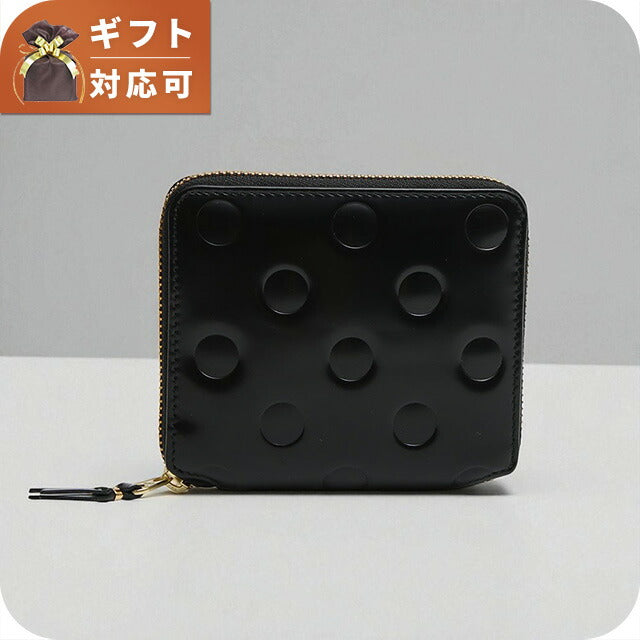 コムデギャルソン COMME DES GARCONS ウォレット wallet 二つ折り財布 メンズ ブラック WQ00051137