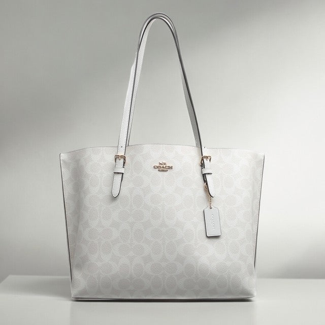 コーチ COACH MOLLIE TOTE SIGNATURE トートバッグ 1665-IMRFF レディース ホワイト WQ00051144