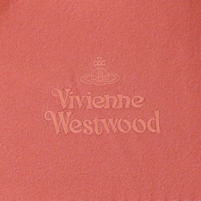 ヴィヴィアンウエストウッド VIVIENNE WESTWOOD マフラー ストール オーブロゴ 刺繍 無地 メンズ レディース G405-PEACH ピーチ WQ00051169