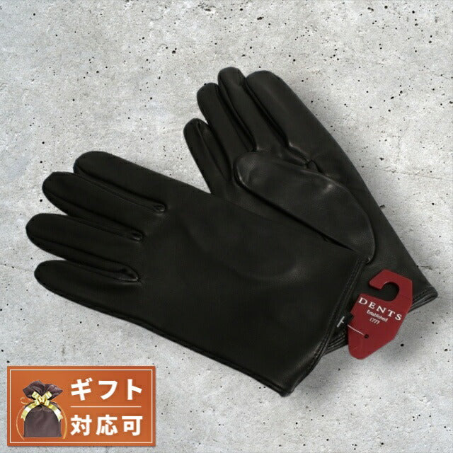 DENTS HAIR SHEEP Gloves 5-1007-BLACK-S Men's Black WQ00051379