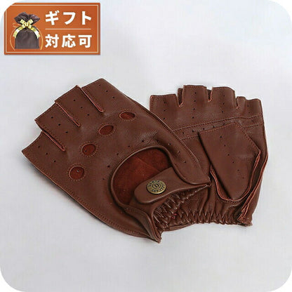 デンツ DENTS SNETTERTON 手袋 フィンガーレス グローブ 5-1009-ENGTAN-L メンズ ブラウン WQ00051387