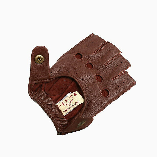 デンツ DENTS SNETTERTON 手袋 フィンガーレス グローブ 5-1009-ENGTAN-L メンズ ブラウン WQ00051387