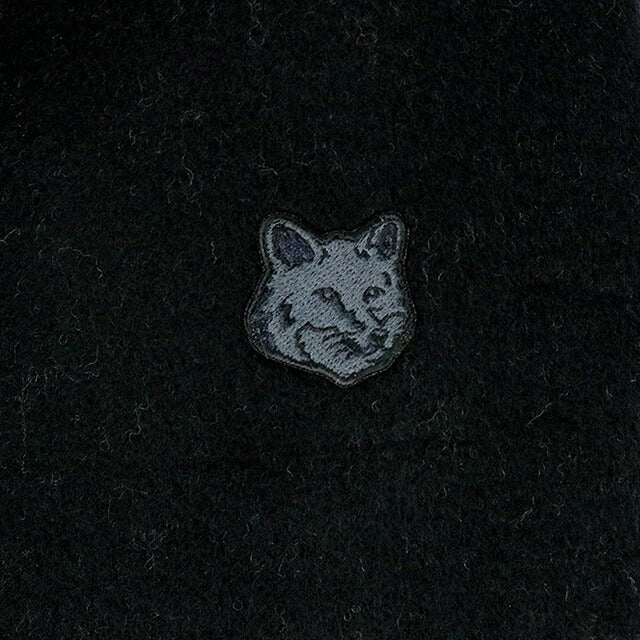 メゾンキツネ MAISON KITSUNE マフラー ストール LW06201WA0018-O190 メンズ レディース BLACK CHARCOAL WQ00051459