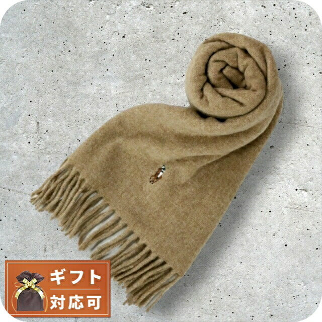 ポロラルフローレン POLO RALPH LAUREN マフラー PC1047-231 カラー刺繍ロゴ Brown Heather マフラー WQ00051462