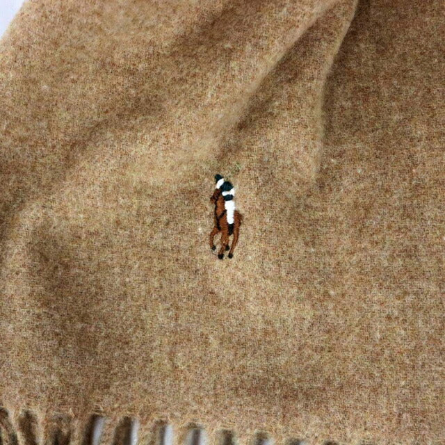 ポロラルフローレン POLO RALPH LAUREN マフラー PC1047-231 カラー刺繍ロゴ Brown Heather マフラー WQ00051462