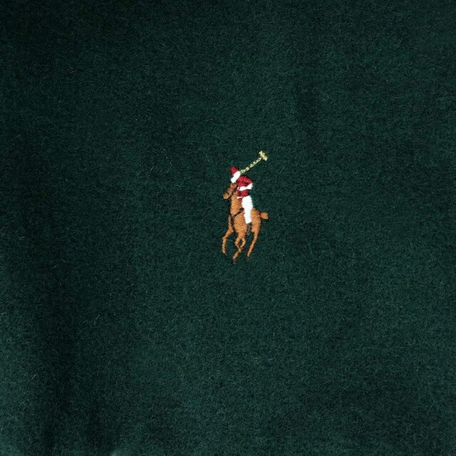 ポロラルフローレン POLO RALPH LAUREN マフラー PC1047-354 カラー刺繍ロゴ College Green マフラー WQ00051464