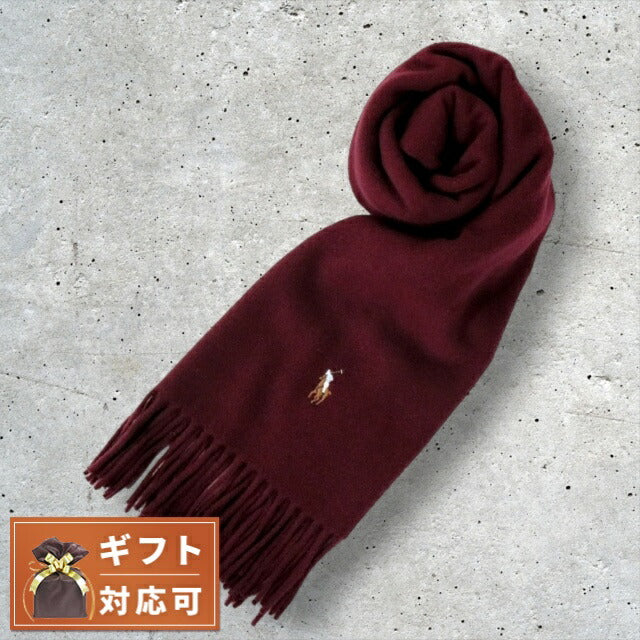 ポロラルフローレン POLO RALPH LAUREN マフラー PC1047-613 カラー刺繍ロゴ Harvard Wine マフラー WQ00051465